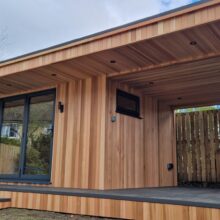 A stunning 5.5m x 3m Canopy design with spotlights over a composite decking area completed recently for a family in Leeds📍

Coordinating their internal bar with the same Western Red Cedar cladding used outside; this garden room is now ready for the finishing touches to be added and a hot tub delivery! 🥂🪩

Acting as a wall of glass, the choice to upgrade to 3m bifold doors maximises the natural light coming into the room and allows them to connect with the outdoors whether open or closed🌱🍂🌻

Let us help you get your garden summer ready! ☀️

Info@contemporarygardenrooms.uk
www.contemporarygardenrooms.uk
📞 07762706171 / 07557868533 📞

#contemporarygardenrooms #gardenrooms #hottubtherapy #westernredcedar #internalbar #compositedecking #wificonnection #outdoorconnection #canopy #cedarposts #gardenroom #gardeninspo